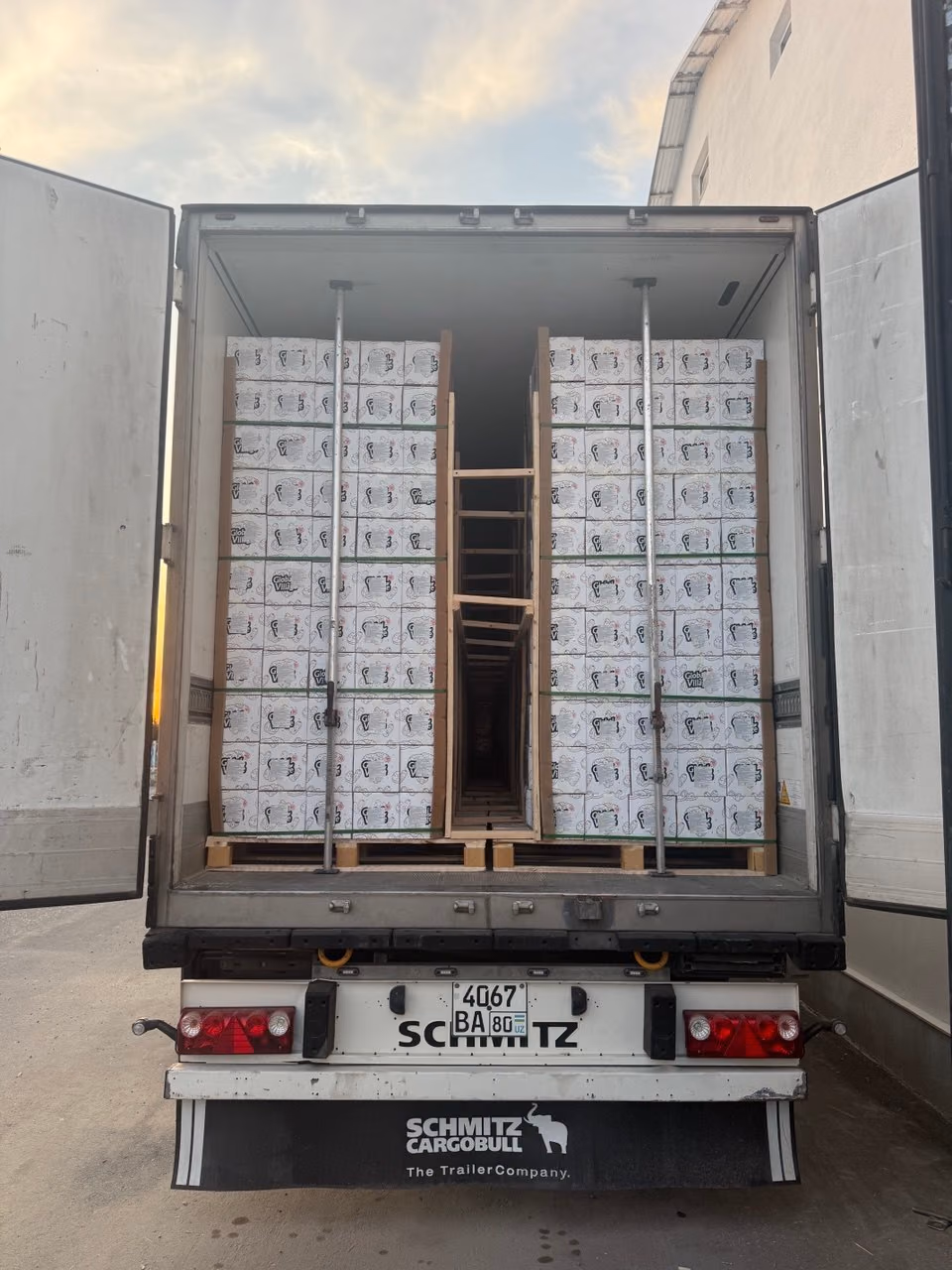 Truck ready for departure