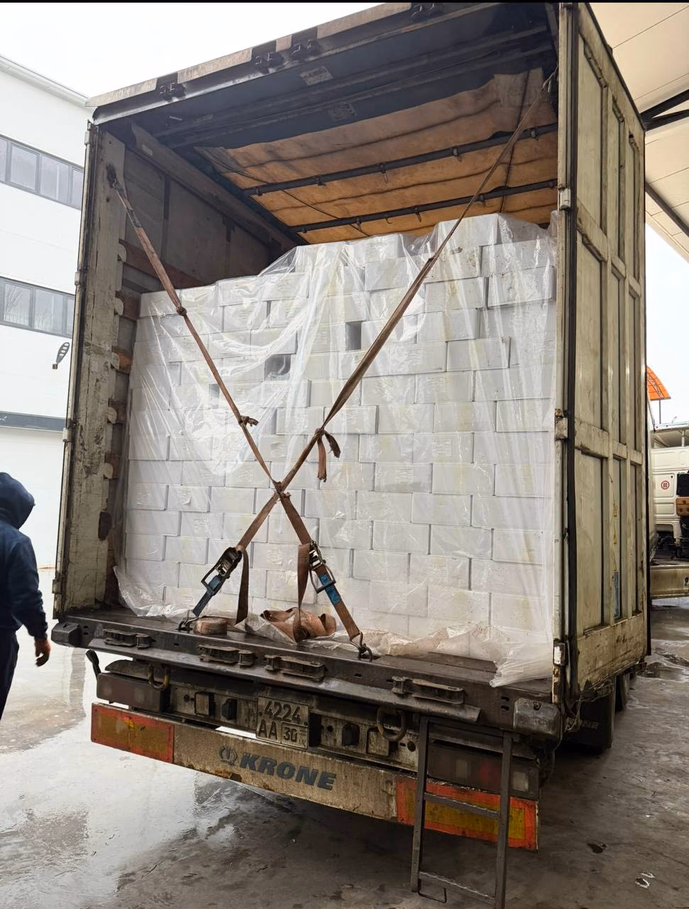 Pallets ready for transport