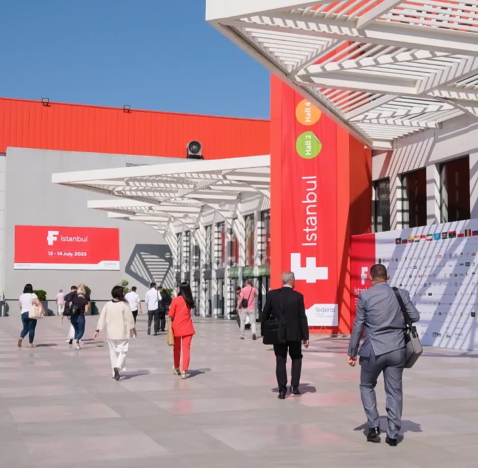 Вход на выставку F.Istanbul